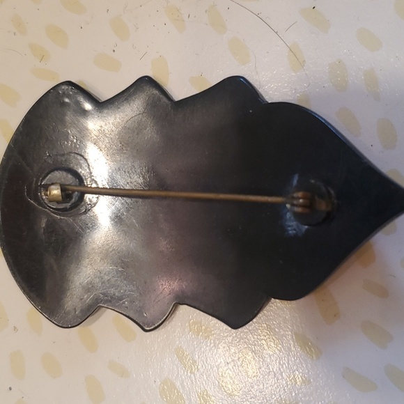 Art Deco Celluloid Pin antique vintage - Picture 3 of 4